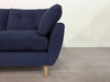 Marks and Spencer M&S Wyatt Navy Soft Plain 3 Seater Sofa RRP £1399