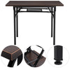 Wooden Folding Computer Table Laptop PC Station Home/Office/Study Desk Workbench