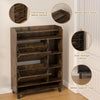 Smilesun Shoe Storage Cabinet w/ 2 Flip Drawers & 4 Shelves Shoe Cupboard Rack