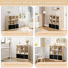 9 Cube Storage Unit Bookcase Wooden Storage Cabinets Book Shelf Display Unit