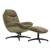 Swivel Egg Chair Lounge Armchair Lazy Lounger Sofa Home Office Executive Chairs