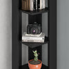 Nati Corner Bookcase – 5-Tier Freestanding Shelf Unit, 161cm High, 11 Colours
