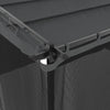 Gazebo with Mesh Walls 4x3 m Canopy Marquee - Anthracite, Steel Frame, D6B5