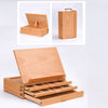 Desktop Easel Wooden 3-Drawers Storage Box Easel Portable Artist Drawer Easel