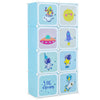 Portable Kids Wardrobe 8-Cube Baby Closet Baby Clothes Storage Organizer