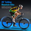 Mens Mountain Bike Mountaineer 26" Wheel 19" Frame Suspension 21-Speed Black
