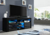 TV Unit Cabinet | TV Stand 145cm | Sideboard with High Gloss Doors | Free LED
