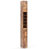Slim Bathroom Tall Cabinet Floor Storage Cabinet Organizer-Coffee