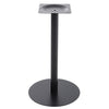 Round Base Metal Pedestal Stand Holder Leg with/without Tempered Glass Tabletop