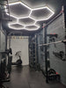 Hexagon LED RGB Lighting Car Detail Retail Garage Workshop Gym Wall Lights
