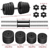 Adjustable Dumbbell Set 30KG/25KG/20KG/15KG Home Gym Training Dumbbell Pair