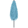 Garden Parasol with Steel Blue 288x288x225 H0H8