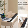 Glarry 88 keys Bluetooth Digital Piano Weighted E-Piano +Stand Pedals Headphone