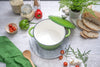 Non Stick Cast Iron Oven Proof Cooking Pot w/ Lid 4.7L Green, - By Nuovva