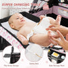 4 in 1 Portable Baby Playard Foldable Newborn Nursery Center w/Bassinet