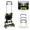 2-in-1 Hand Sack Truck Trolley, Folding Platform Cart Dolly, 120kg Load Capacity