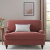 Dusk Hampshire Dusky Pink Matte Velvet Loveseat RRP £378