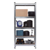 Metal Garage Shelving Rack Unit 5 Tier Heavy Duty Storage Shelf Silver UK