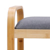 Bamboo Shoe Rack Bench w/ Seat Stool 2 Tiers Upholstered Bench Shelf Entryway