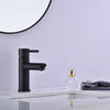 Bathroom Brass Sink Basin Faucet Mixer Taps Single Handle Black / Brushed Gold