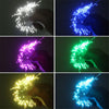 12V 300pcs RGB LED Ceiling Light Fiber Optic Kits Sky Star Light APP/RF Remote