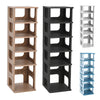 Stackable Shoe Rack Plastic Compact Hallway 4/5/6/7Tier Shoe Storage Shelf Stand