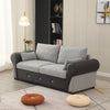 Upholstered Fabric 2 3 Seater Sofa Suite Couch Settee Set Padded Seat Furniture