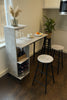 Counter Height Dining Table Set & Stools Grey Kitchen Bar Bistro Home Furniture