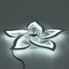 Modern Ceiling Fan with Smart LED Light Remote Control 6 Speeds 3 Color Dimmable