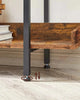 Rustic Wood Bookcase Bookshelf 5 Tier Industrial Storage Display Shelving Unit