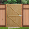 Wooden Garden Gate Outdoor Entrance Fence Security Door With Latch & Hings Kit