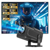 4K HD Android TV Projector Smart 5G WiFi Home Theater Beamer Movie 12000 Lumens