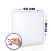 LED PANEL LIGHT SQUARE 48W 595X595MM CEILING LIGHT RECESSED FLAT WALL LAMP 7000k