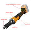For Dewalt 18V 20V Battery 6mm Brushless Cordless Die Grinder Polishing Cutting