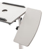 Rolling Laptop Stand Tilting Bed Breakfast Tray Table Macbook PC w/ Cooling Fan