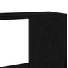 Wall Shelf Black Oak 100x15x70 cm Engineered Wood