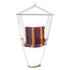 Outdoor Hammock Hanging Rope w/ Footrest Armrest Yard Patio Swing Seat