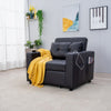 Sofa Bed Single Chair Armchair Sleeper USB Port Cup Holder Chair Chaise Pull Out