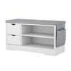 Shoe Storage Bench Cabinets Shoes Rack with Drawer,Cushion,Shelf Hallway Organis