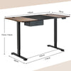 Electric Standing Desk Sit to Stand Table Height Adjustable Computer Workstation
