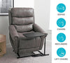 Adjustable Swivel TV Tray Table - Large Laptop Desk for Couch and Gaming