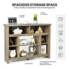 Rustic Corner TV Stand Entertainment Center Media Console Table for TV up to 48"