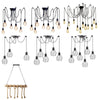 3/5/6 Industrial Metal Cage Spider Lamp Light Fitting Ceiling Chandelier Pendant