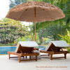 2M Outdoor Garden Thatched Parasol Hawaiian Hula Lightweight Beach Umbrella