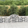 BaraSh Arched Gabion Baskets 5 pcs 200x50x60/80 Galvanised ,Gabion Wall H6F8