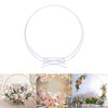 Round Metal Hoop Wedding Flower Stand Balloon Arch Rack Table Centrepiece Decor