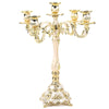 5 Arms Vintage Candle Holder Metal Candlestick Wedding Candleabra Centrepiece