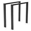 2x Industrial Steel Table Legs Stand Feet Trapezium X A Sandglass Shape Frame UK