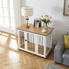 Furniture Style Dog Crate, Puppy Cage End Table, Pet Kennel House with Doors