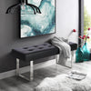 Bedroom Footrest Ottoman Window Seat Bed Side Stool Modern Pouffe Seat Stool